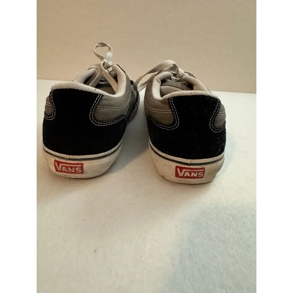 Vans Men's Bearcat Low Top Skate Sneaker Shoes Charcoal Black White 11 EU44.5